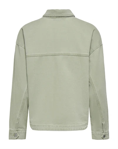 Only - ONLLara Denim Shacket Jakke - Laurel Wreath